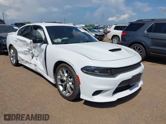 2023 Dodge Charger GT with VIN 2C3CDXHG8PH651303, listed as a IAAI auction lot 43044591 with 16,018 mi miles and . Bid and sale history available at DreamBid. Image 1.