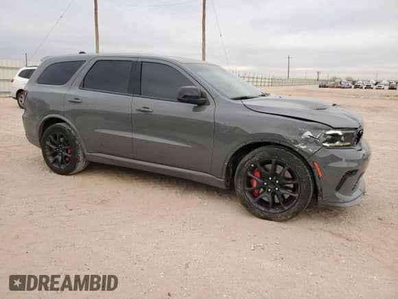 2024 Dodge Durango SRT Hellcat Premium with VIN 1C4SDJH92RC126913, listed as a Copart auction lot 48560465 with 2,682 mi miles and Salvage title. Bid and sale history available at DreamBid. Image 4.