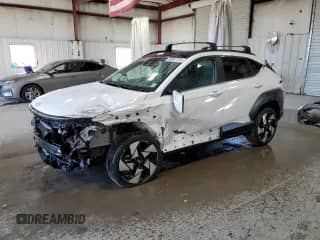 2024 Hyundai Kona Limited with VIN KM8HECA34RU136812, listed as a Copart auction lot 86061725 with 12,624 mi miles and Salvage title. Bid and sale history available at DreamBid. Image 1.
