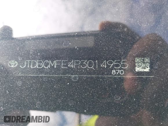 ✅ 2023 Toyota Corolla Hybrid LE • VIN: JTDBCMFE4P3014955 • Lot: 43352580. Wystawiony na IAAI z przebiegiem 139 249 mil. Bezpłatny archiwum sprzedaży aukcyjnych z USA i szczegółowy raport historii pojazdu na DreamBid. Zdjęcie 17.