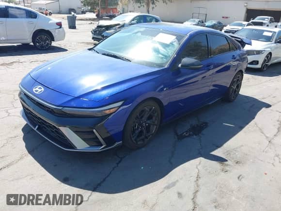 2024 Hyundai Elantra N Line с VIN KMHLR4DF8RU813497, выставлен на аукционе IAAI как лот 43143288 с пробегом 16 070 миль миль и . История ставок и продаж доступна на DreamBid. Изображение 2.