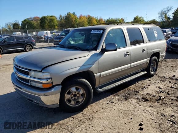 ✅ 2001 Chevrolet Suburban LT • VIN: 3GNEC16T11G144696 • Лот: 72712924. Опубликован ранее на Copart с пробегом Не указан. Бесплатный доступ к архиву аукционных продаж из США и подробный отчёт об истории автомобиля на DreamBid. Изображение 1.