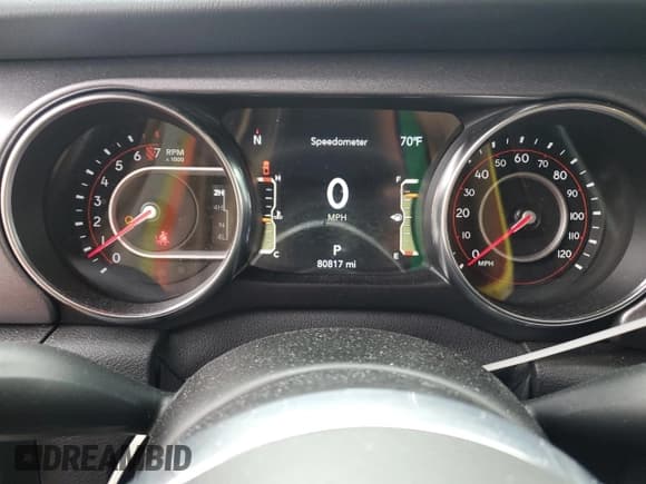 ✅ 2021 Jeep Gladiator Mojave • VIN: 1C6JJTEG4ML585105 • Лот: 84420975. Опубликован ранее на Copart с пробегом 80 817 миль. Бесплатный доступ к архиву аукционных продаж из США и подробный отчёт об истории автомобиля на DreamBid. Изображение 9.