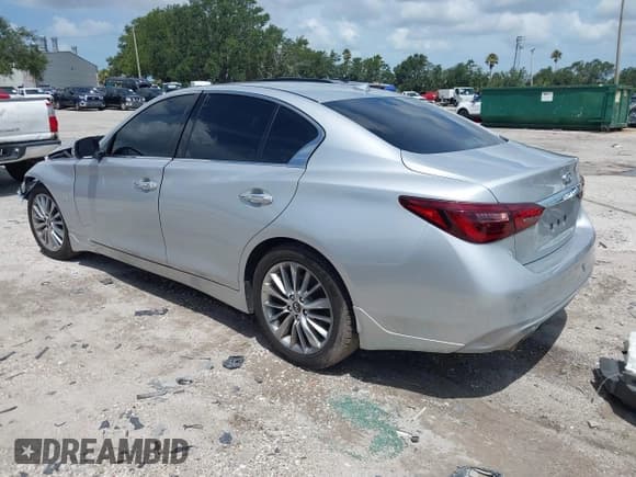 ✅ 2019 Infiniti Q50 Luxe • VIN: JN1EV7AP2KM513020 • Lot: 42542293. Wystawiony na IAAI z przebiegiem Nie podano. Bezpłatny archiwum sprzedaży aukcyjnych z USA i szczegółowy raport historii pojazdu na DreamBid. Zdjęcie 3.