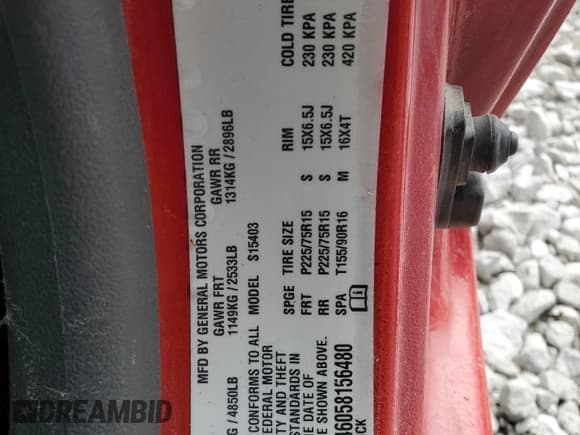 ✅ 2005 Chevrolet Colorado ZQ8 • VIN: 1GCCS146058156480 • Лот: 80536914. Опубликован ранее на Copart с пробегом 158 443 миль. Бесплатный доступ к архиву аукционных продаж из США и подробный отчёт об истории автомобиля на DreamBid. Изображение 12.