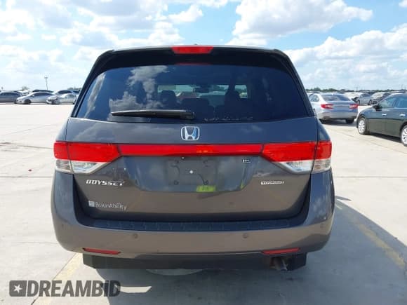 ✅ 2015 Honda Odyssey Touring Elite • VIN: 5FNRL5H90FB078366 • Lot: 42846570. Listed on IAAI with 27,305 mi. Free auction sales archive from the USA and detailed vehicle history report at DreamBid. Image 17.