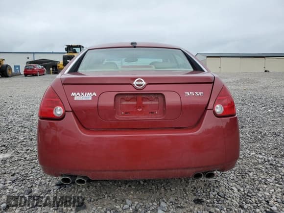 ✅ 2005 Nissan Maxima SE • VIN: 1N4BA41E75C818649 • Lot: 60229345. Listed on Copart with 154,428 mi. Free auction sales archive from the USA and detailed vehicle history report at DreamBid. Image 6.