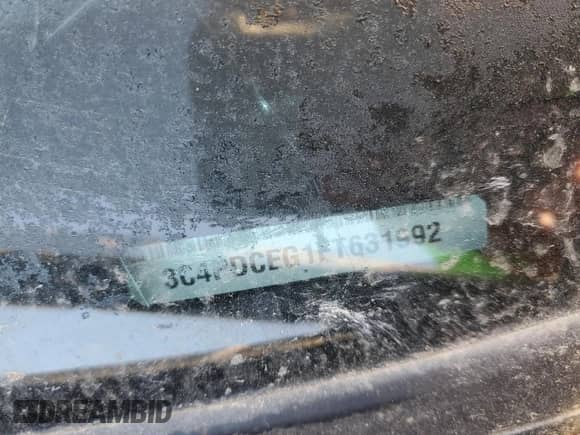 2015 Dodge Journey R/T z VIN 3C4PDCEG1FT631992, wystawiony jako Copart lot #53254835 z przebiegiem 90 279 mil mil oraz Szkoda całkowita • Salvage title. Historia ofert i sprzedaży dostępna na DreamBid. Obrazek 15.