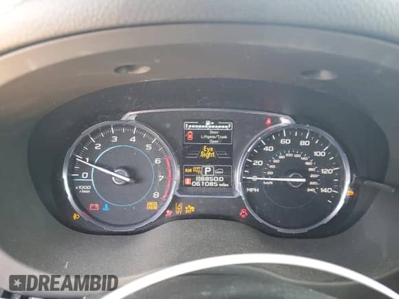 2017 Subaru Forester Limited with VIN JF2SJARC7HH578541, listed as a Copart auction lot 66165185 with 61,085 mi miles and Salvage title. Bid and sale history available at DreamBid. Image 9.