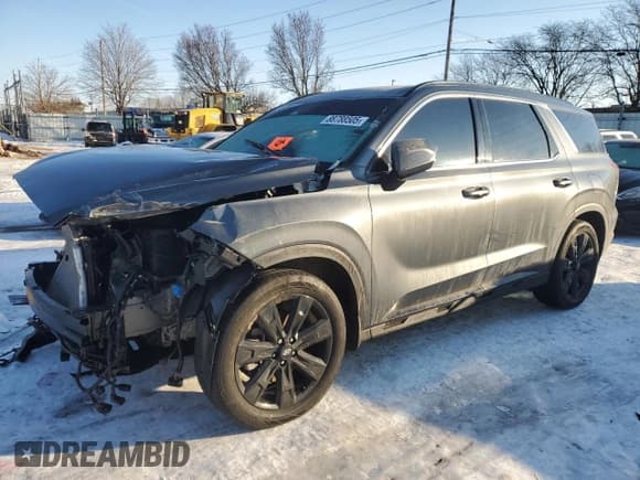 ✅ 2023 Hyundai Palisade XRT • VIN: KM8R3DGE4PU636961 • Лот: 88788505. Опубликован ранее на Copart с пробегом 39 203 миль. Бесплатный доступ к архиву аукционных продаж из США и подробный отчёт об истории автомобиля на DreamBid. Изображение 1.