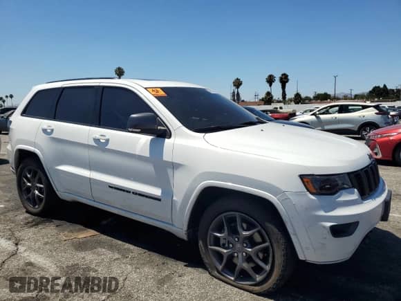 2021 Jeep Grand Cherokee 80th Anniversary с VIN 1C4RJEBG5MC783395, выставлен на аукционе Copart как лот 63918425 с пробегом 62 366 миль миль и Списание • Salvage title. История ставок и продаж доступна на DreamBid. Изображение 4.