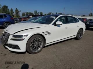 ✅ 2021 Genesis G80 2.5T • VIN: KMTGB4SC8MU081126 • Лот: 81659745. Опубликован ранее на Copart с пробегом 70 354 миль. Бесплатный доступ к архиву аукционных продаж из США и подробный отчёт об истории автомобиля на DreamBid. Изображение 1.