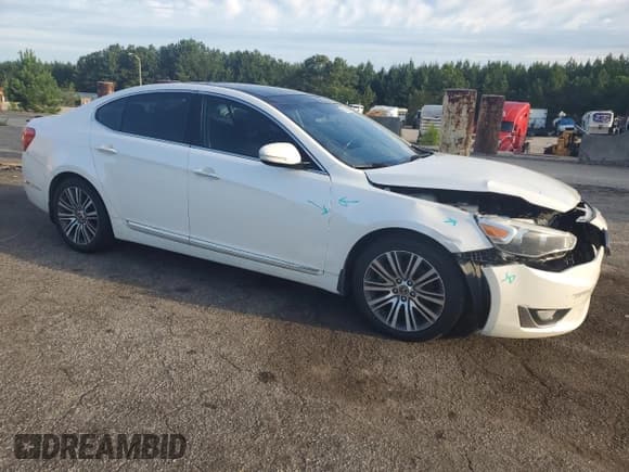 ✅ 2014 Kia Cadenza Premium • VIN: KNALN4D78E5165749 • Lot: 69600365. Wystawiony na Copart z przebiegiem 218 837 mil. Bezpłatny archiwum sprzedaży aukcyjnych z USA i szczegółowy raport historii pojazdu na DreamBid. Zdjęcie 4.