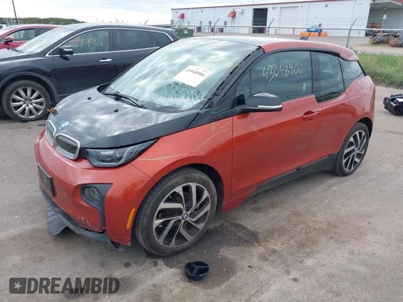 ✅ 2016 BMW i3 • VIN: WBY1Z4C5XGV508044 • Lot: 43048906. Listed on IAAI with 46,857 mi. Free auction sales archive from the USA and detailed vehicle history report at DreamBid. Image 2.