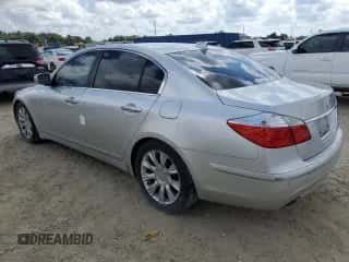 2009 Hyundai Genesis z VIN KMHGC46E79U043624, wystawiony jako Copart lot #73968914 z przebiegiem Nie podano mil oraz Szkoda całkowita • Salvage title. Historia ofert i sprzedaży dostępna na DreamBid. Obrazek 2.