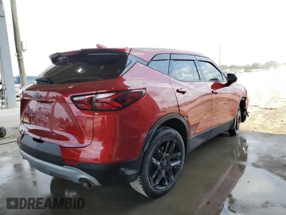 2021 Chevrolet Blazer LT with VIN 3GNKBHR40MS571694, listed as a Copart auction lot 54706324 with 41,219 mi miles and Salvage title. Bid and sale history available at DreamBid. Image 3.