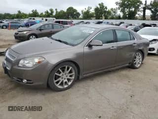 2010 Chevrolet Malibu LTZ with VIN 1G1ZE5E79A4147903, listed as a Copart auction lot 66949835 with 177,584 mi miles and Salvage title. Bid and sale history available at DreamBid. Image 1.