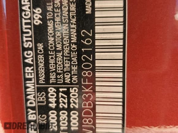 ✅ 2019 Mercedes-Benz C 300 • VIN: WDDWJ8DB3KF802162 • Лот: 62512635. Опубликован ранее на Copart с пробегом 113 299 миль. Бесплатный доступ к архиву аукционных продаж из США и подробный отчёт об истории автомобиля на DreamBid. Изображение 12.