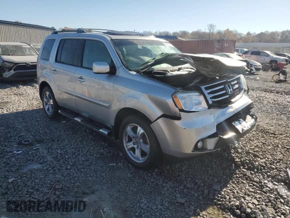 ✅ 2013 Honda Pilot EX-L • VIN: 5FNYF3H51DB026780 • Lot: 92992975. Listed on Copart with 190,971 mi. Free auction sales archive from the USA and detailed vehicle history report at DreamBid. Image 4.