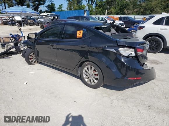 ✅ 2014 Hyundai Elantra SE • VIN: 5NPDH4AE7EH545876 • Lot: 86450375. Listed on Copart with 204,438 mi. Free auction sales archive from the USA and detailed vehicle history report at DreamBid. Image 2.