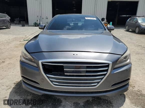2015 Hyundai Genesis 3.8L with VIN KMHGN4JE4FU091224, listed as a Copart auction lot 69748745 with 144,775 mi miles and Salvage title. Bid and sale history available at DreamBid. Image 5.