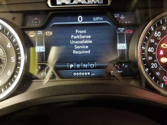 ✅ 2020 Ram 1500 Big Horn • VIN: 1C6SRFMT1LN242283 • Lot: 43750083. Listed on IAAI with 60,664 mi. Free auction sales archive from the USA and detailed vehicle history report at DreamBid. Image 15.