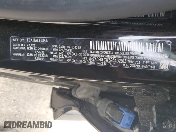 ✅ 2024 Dodge Hornet R/T • VIN: ZACPDFCW5R3A32513 • Lot: 58426005. Listed on Copart with 26,849 mi. Free auction sales archive from the USA and detailed vehicle history report at DreamBid. Image 13.