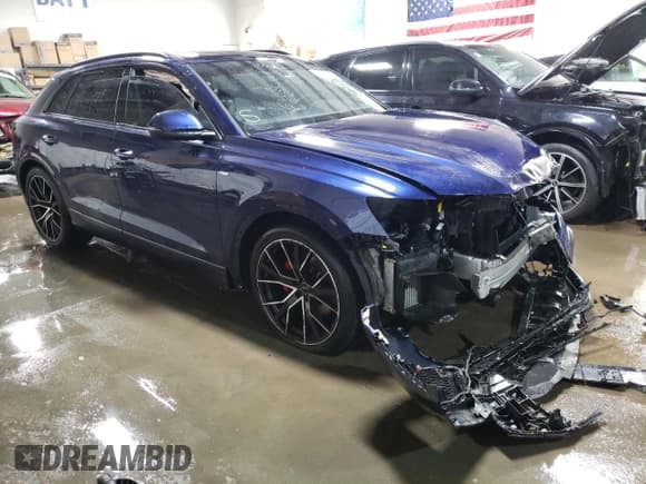 ✅ 2020 Audi Q8 Prestige • VIN: WA1FVAF17LD003891 • Лот: 42072843. Опубликован ранее на Copart с пробегом 22 628 миль. Бесплатный доступ к архиву аукционных продаж из США и подробный отчёт об истории автомобиля на DreamBid. Изображение 4.