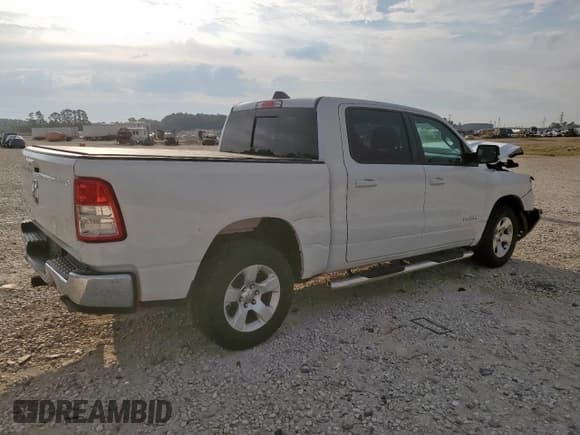✅ 2021 Ram 1500 Big Horn • VIN: 1C6RREFT8MN609266 • Lot: 84609095. Listed on Copart with 71,186 mi. Free auction sales archive from the USA and detailed vehicle history report at DreamBid. Image 3.