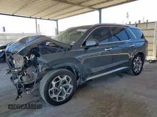 2022 Hyundai Palisade Calligraphy с VIN KM8R7DHE9NU437372, выставлен на аукционе Copart как лот 65848075 с пробегом 56 982 миль миль и Списание • Salvage title. История ставок и продаж доступна на DreamBid. Изображение 1.