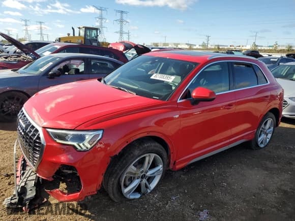 ✅ 2021 Audi Q3 S line Premium Plus • VIN: WA1EECF3XM1152209 • Лот: 82708395. Опубликован ранее на Copart с пробегом Не указан. Бесплатный доступ к архиву аукционных продаж из США и подробный отчёт об истории автомобиля на DreamBid. Изображение 1.