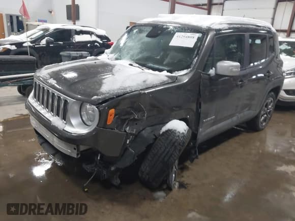 ✅ 2017 Jeep Renegade Limited • VIN: ZACCJBDB8HPF71761 • Лот: 41294808. Опубликован ранее на IAAI с пробегом 105 003 миль. Бесплатный доступ к архиву аукционных продаж из США и подробный отчёт об истории автомобиля на DreamBid. Изображение 18.