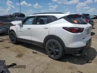 2020 Chevrolet Blazer RS with VIN 3GNKBERS4LS538399, listed as a Copart auction lot 58931754 with Not provided miles and Non repairable. Bid and sale history available at DreamBid. Image 2.