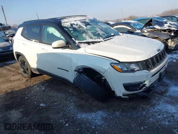 2020 Jeep Compass Latitude с VIN 3C4NJDBB8LT157310, выставлен на аукционе IAAI как лот 41410188 с пробегом Не указан миль и . История ставок и продаж доступна на DreamBid. Изображение 1.