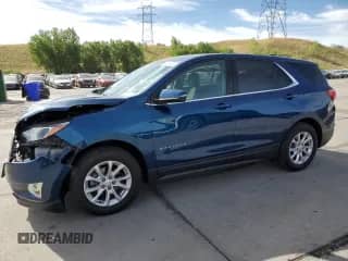 2019 Chevrolet Equinox LT z VIN 3GNAXUEV2KL383996, wystawiony jako Copart lot #66560395 z przebiegiem 72 633 mil mil oraz Szkoda całkowita • Salvage title. Historia ofert i sprzedaży dostępna na DreamBid. Obrazek 1.