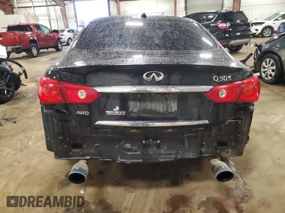 ✅ 2014 Infiniti Q50 Sport • VIN: JN1BV7AR9EM693637 • Lot: 91909225. Listed on Copart with 170,841 mi. Free auction sales archive from the USA and detailed vehicle history report at DreamBid. Image 6.