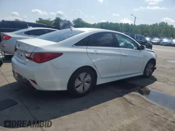 2014 Hyundai Sonata GLS with VIN 5NPEB4AC5EH829446, listed as a Copart auction lot 64949145 with 157,436 mi miles and Salvage title. Bid and sale history available at DreamBid. Image 3.