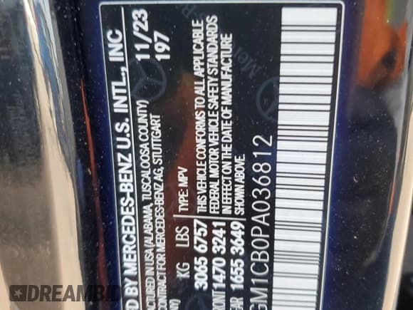 ✅ 2023 Mercedes-Benz EQE 350 • VIN: 4JGGM1CB0PA036812 • Lot: 67422815. Listed on Copart with 14,385 mi. Free auction sales archive from the USA and detailed vehicle history report at DreamBid. Image 13.