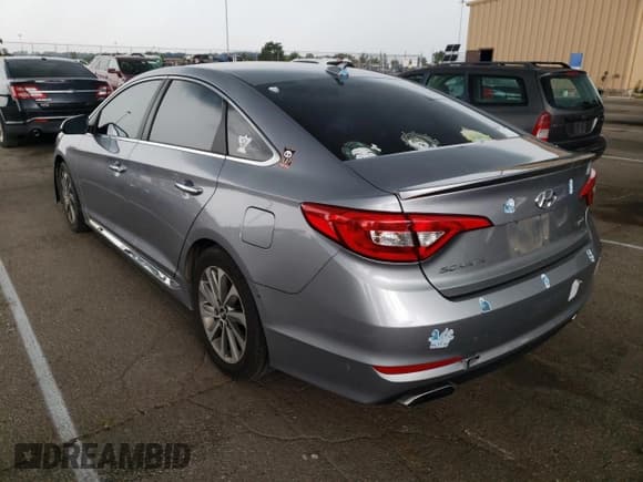 ✅ 2015 Hyundai Sonata Sport • VIN: 5NPE34AF5FH139513 • Лот: 54764092. Опубликован ранее на Copart с пробегом 107 070 миль. Бесплатный доступ к архиву аукционных продаж из США и подробный отчёт об истории автомобиля на DreamBid. Изображение 3.