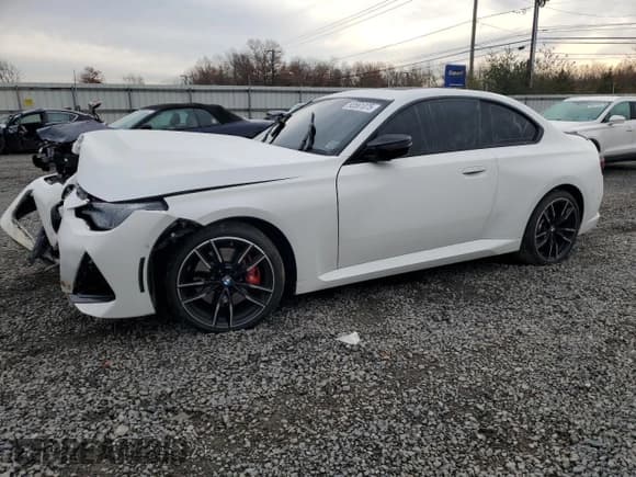 ✅ 2025 BMW 2 Series M240i xDrive • VIN: 3MW53CM07S8E93562 • Lot: 93561075. Listed on Copart with Not provided. Free auction sales archive from the USA and detailed vehicle history report at DreamBid. Image 1.