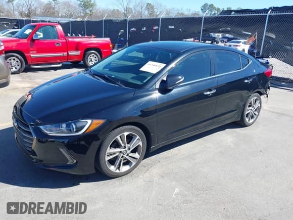 ✅ 2017 Hyundai Elantra Limited • VIN: 5NPD84LF8HH049737 • Lot: 41740831. Listed on IAAI with 56,889 mi. Free auction sales archive from the USA and detailed vehicle history report at DreamBid. Image 2.