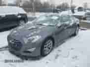 2014 Hyundai Genesis Coupe R-Spec with VIN KMHHT6KD8EU114093, listed as a IAAI auction lot 41261121 with 51,172 mi miles and . Bid and sale history available at DreamBid. Image 16.