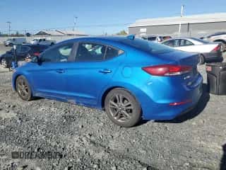 2017 Hyundai Elantra SE with VIN KMHD84LF7HU240325, listed as a Copart auction lot 84873085 with 145,484 mi miles and Salvage title. Bid and sale history available at DreamBid. Image 2.