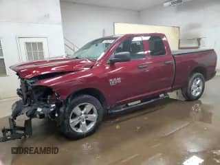 2019 Ram 1500 Express with VIN 1C6RR7FG3KS520587, listed as a Copart auction lot 80892884 with Not provided miles and Non repairable. Bid and sale history available at DreamBid. Image 1.