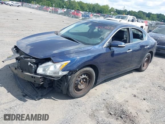 ✅ 2014 Nissan Maxima S • VIN: 1N4AA5AP4EC473356 • Lot: 42921426. Listed on IAAI with 51,146 mi. Free auction sales archive from the USA and detailed vehicle history report at DreamBid. Image 2.