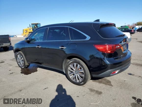 ✅ 2015 Acura MDX Technology • VIN: 5FRYD4H64FB025659 • Lot: 91181845. Listed on Copart with 149,005 mi. Free auction sales archive from the USA and detailed vehicle history report at DreamBid. Image 2.