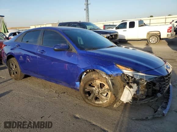 2023 Hyundai Elantra Blue с VIN KMHLM4AJ1PU089897, выставлен на аукционе Copart как лот 85184635 с пробегом 35 770 миль миль и Списание • Salvage title. История ставок и продаж доступна на DreamBid. Изображение 4.