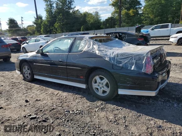 ✅ 2003 Chevrolet Monte Carlo SS • VIN: 2G1WX15K039222045 • Lot: 80172435. Listed on Copart with Not provided. Free auction sales archive from the USA and detailed vehicle history report at DreamBid. Image 2.