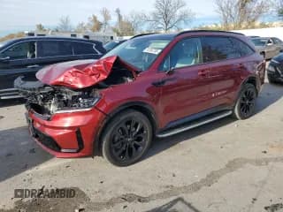 ✅ 2021 Kia Sorento SX Prestige • VIN: 5XYRK4LFXMG036383 • Lot: 91263755. Listed on Copart with 71,725 mi. Free auction sales archive from the USA and detailed vehicle history report at DreamBid. Image 1.