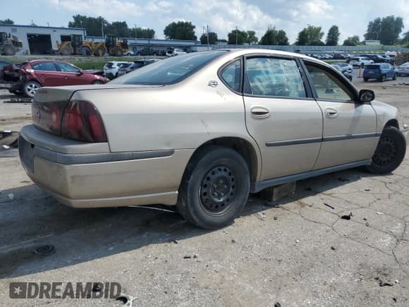 ✅ 2001 Chevrolet Impala • VIN: 2G1WF52E319228296 • Lot: 66188925. Listed on Copart with 105,066 mi. Free auction sales archive from the USA and detailed vehicle history report at DreamBid. Image 3.